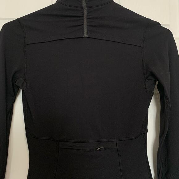 Lululemon Black Base Runner Half Zip Running Jacket Size 2 - Picture 7 of 10